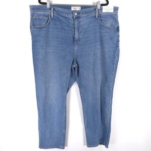 NWT Abercrombie & Fitch The Ankle Straight Ultra High Rise Jeans Size 36/22R‎